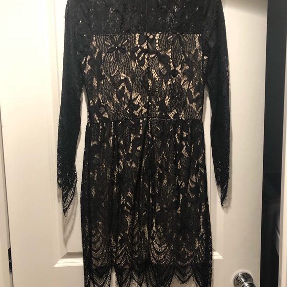 Black lace dress - Picture 2 of 5